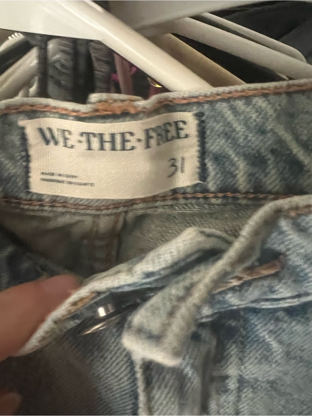 We The Free High-Rise Wide-Leg Jeans — Light Blue Wash - Picture 3 of 4